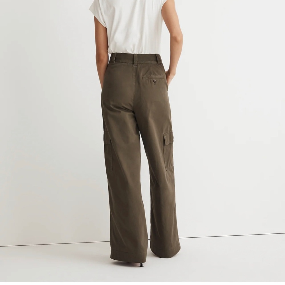 Madewell Harlow wide leg cargo chino